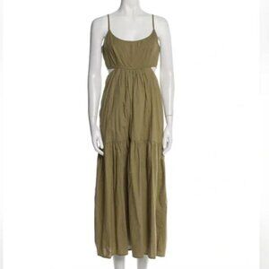 INTERMIX Maxi Dress, Size 4, Green
